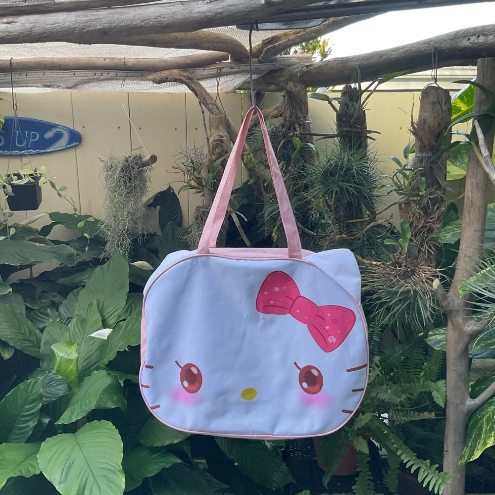 Sanrio Hello Kitty Extra Large Light Pink Vinyl Bag